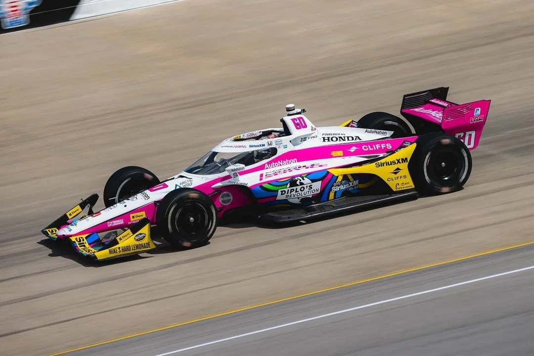 INDYCAR: Fresh off contract extension, Felix Rosenqvist cuts tire
